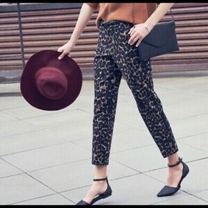 Old Navy Mid-Rise Harper Ankle Pant- Leopard Print